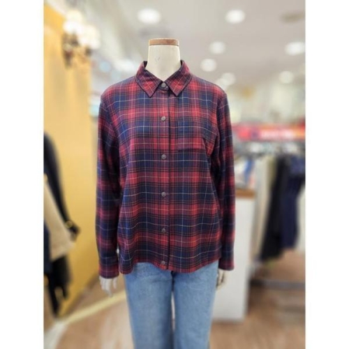 BCBG 세이브존01 레쏘 체크 셔츠형 블라우스 B5D9B407A 44889866