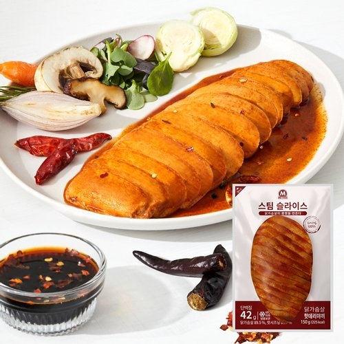 스팀 슬라이스 닭가슴살 핫데리야끼 150g