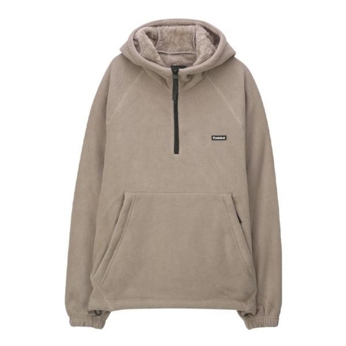 베이지 SWS035 퍼플리스 반집업 겨울추리닝 기모안_이미지