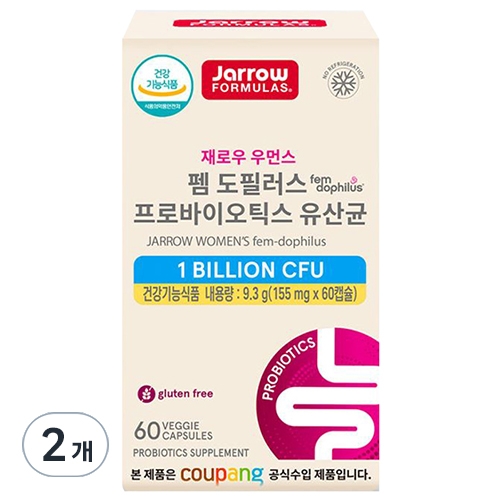 재로우포뮬러스 재로우 우먼스 펨 도필러스 프로바이오틱스 유산균 60캡슐 (2개)_이미지