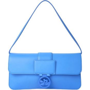 롱샴 핸드백 토트백 쇼퍼백 용산 10214 HBW 487 숄더백 M 사이즈 블루 367136_이미지