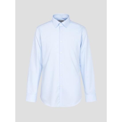 이지케어 스트레치 트윌 솔리드 슬림핏 셔츠 스카이 블루 MA5764RS1Q