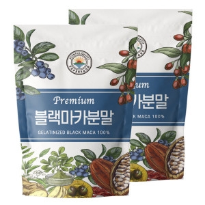  해나식품 프리미엄 블랙마카분말 500g [2개]