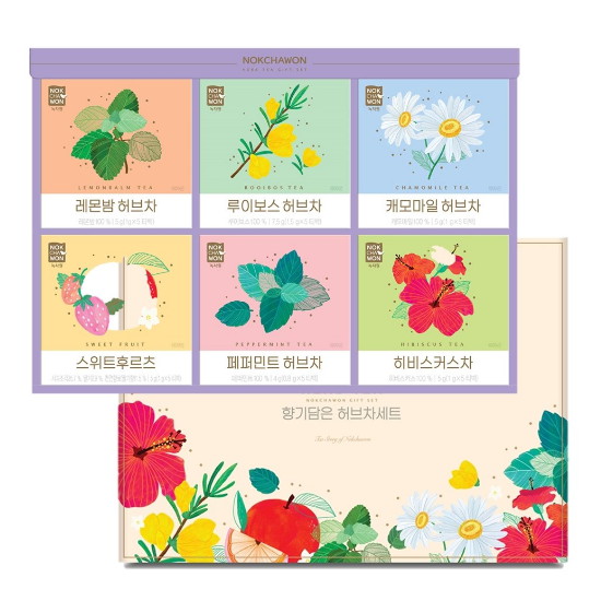 녹차원 향기담은 허브차 선물세트 (1개)_이미지
