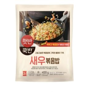 CJ제일제당 햇반 쿡반 새우볶음밥 420g (4개)_이미지