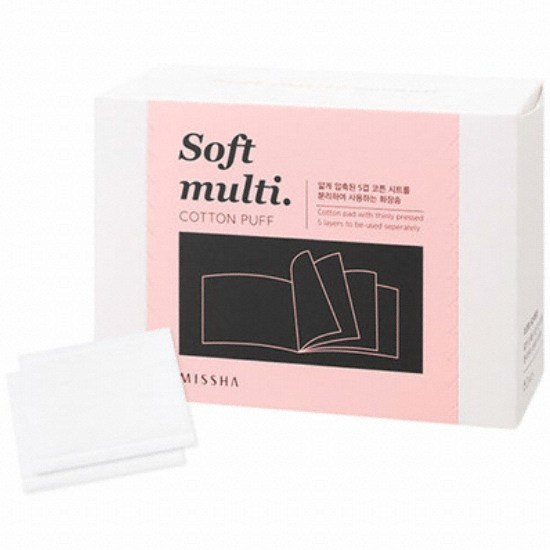 에이블C&C 미샤 소프트 5겹 화장솜 80매 (5개)