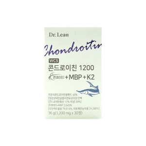 닥터린 WCS 콘드로이친 1200 콘레이티+MBP+K2 1200mg 30정 (1개)