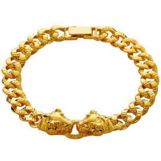 남자 팔찌 체인 더블 타이거 56.25g