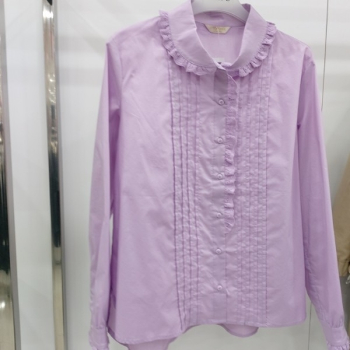 꾸즈 꾸즈  TL231B1  아일렛 카라 블라우스_이미지