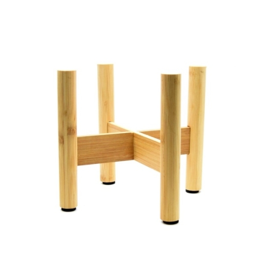 모아가구 25mm 대나무 화분받침대 3호  내경20cm 우드스텐드_이미지