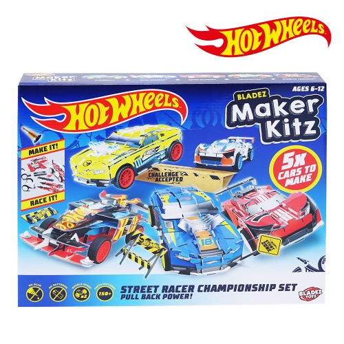 비앤씨 핫휠 메이커킷 멀티팩 스트리트 레이서 챔피언십 세트_이미지