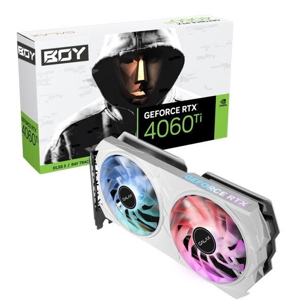 갤럭시 BOY 지포스 RTX 4060 Ti EX WHITE OC D6 8GB_이미지