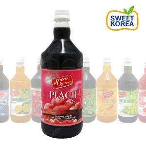  스위트코리아 복숭아홍차 피치티 1000ml 12개 /과일원액 희석음료