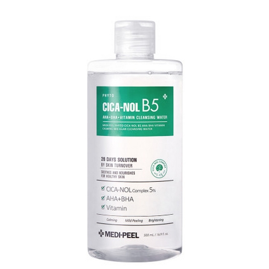 메디필 피토 시카놀 B5 아하 바하 비타민 카밍 미셀라 클렌징 워터 500ml (1개)_이미지