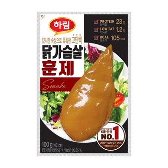 하림 <b>닭</b><b>가슴</b><b>살</b> <b>훈제</b> 100g