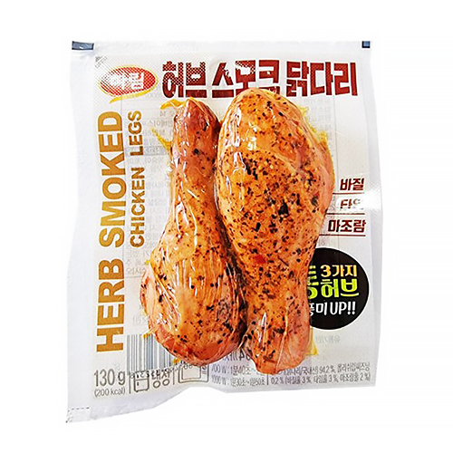 하림 허브를 입힌 스모크 닭다리 130g (10개)