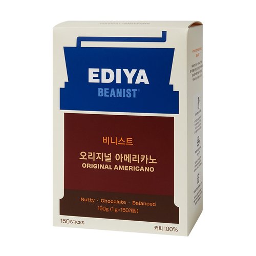 <b>이디야</b> 비니스트 오리지널 아메리카노 150개입