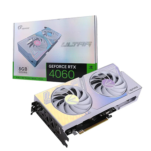 COLORFUL iGame 지포스 RTX 4060 ULTRA DUO OC D6 8GB White_이미지