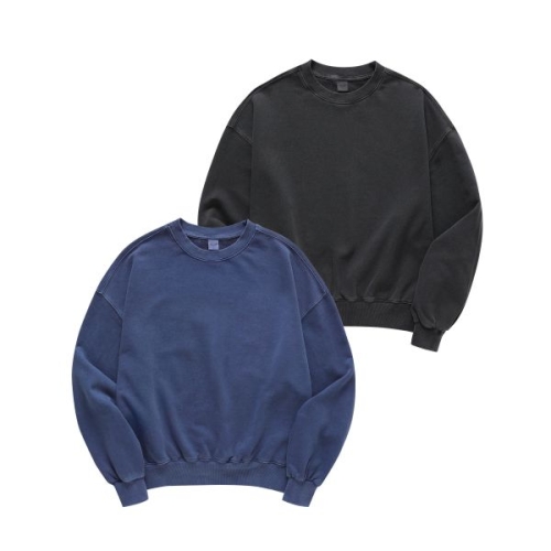 피그먼트 멜로우 CO이피티 기모/노기모2팩 스탠다드 맨투맨 846050_이미지