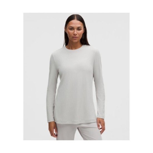 룰루레몬 LULULEMON 리브드 드레이피 Softstreme 롱슬리브 튜닉 DVGY LW3JJJS-036865 362766