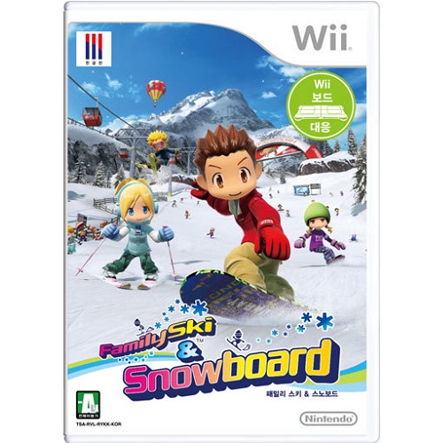 패밀리 스키 & 스노보드 Wii 중고_이미지