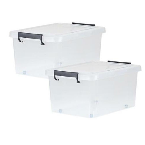 이동식 투명 리빙박스 45L