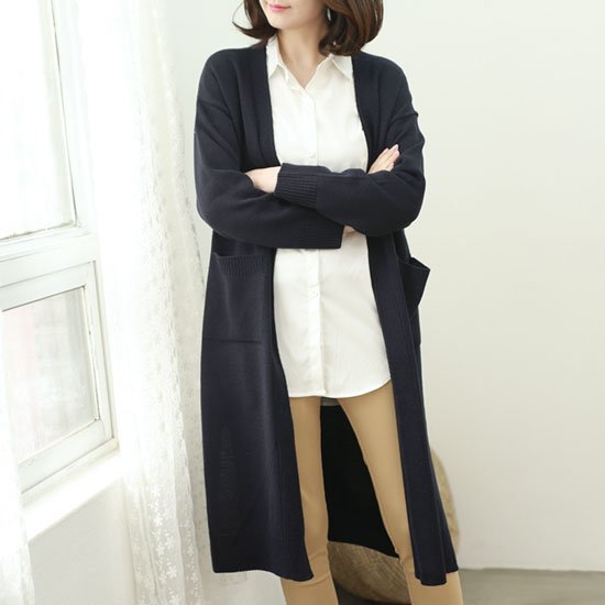 웬디즈갤러리 미란다 롱 가디건 QCD001_이미지