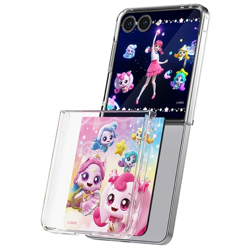 엑스플러스 갤럭시Z 플립7 캐치! 티니핑 로열핑 플립수트 카드 with 케이스