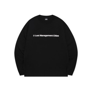 엘엠씨 국내 13일 배송 긴팔 FN OG LONG SLV TEE black 206460_이미지