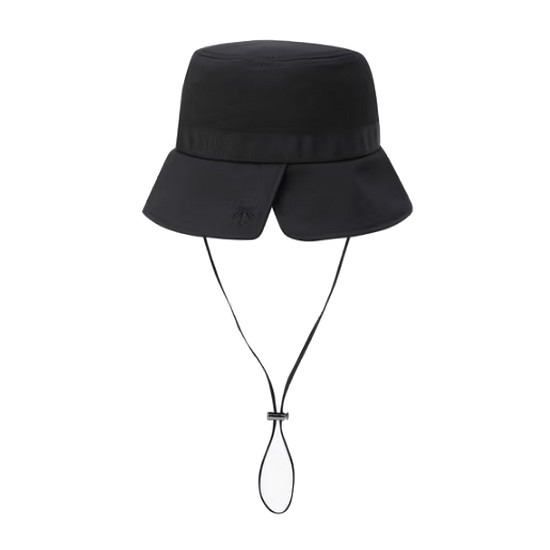 데상트골프 트임 포인트 버킷햇 DQ12WFCP13_BLKG_이미지