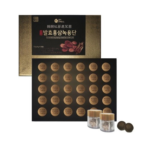 대한홍삼 발효홍삼 녹용단 4g 30환 (1개)_이미지