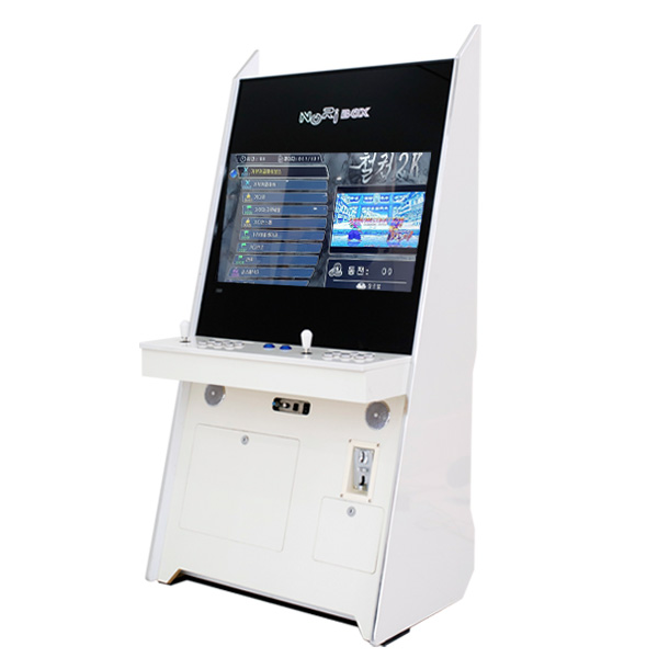 32형 화이트 강화유리 스탠드형 오락기