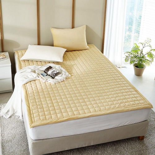 모던하우스 4면 고정밴드가 있는 따뜻한 극세사 패드