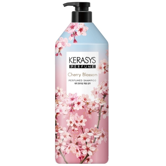 애경 케라시스 체리블라썸 퍼퓸 샴푸 1000ml (4개)