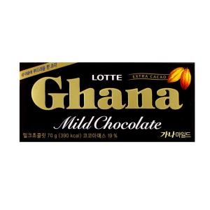롯데제과 가나 마일드 초콜릿 70g (8개)