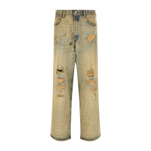 겐조 디스트레스드 스트레이트 진 FG55DP4246Q8 DB