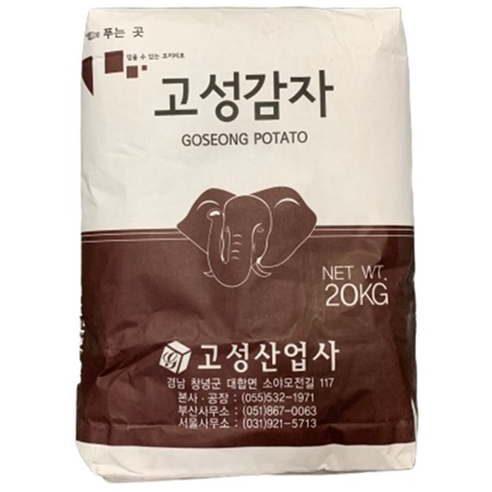 고성산업사 고성 감자전분 20kg (1개)_이미지