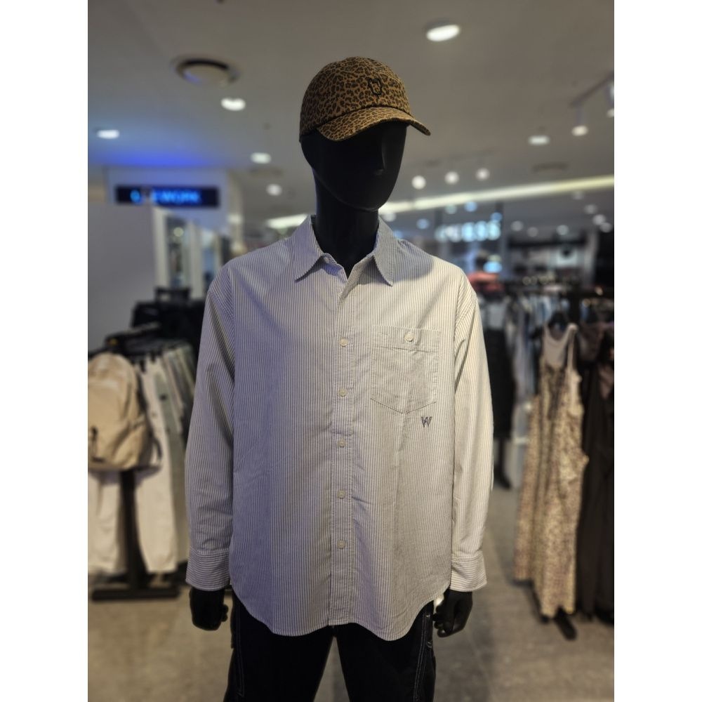 라이프워크 미니멀 스트라이프 옥스포드 셔츠 LW263SR331_이미지