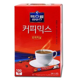 동서식품 맥스웰하우스 커피믹스 오리지날 스틱 100개입