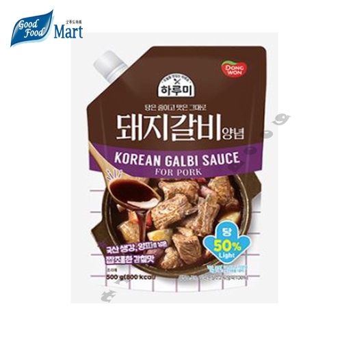 동원F&B 하루미 돼지갈비 양념 500g (15개)_이미지