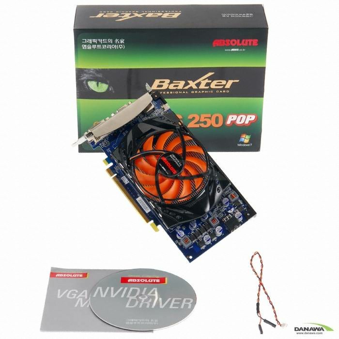 앱코 지포스 GTS250 Baxter POP+ 512MB_이미지