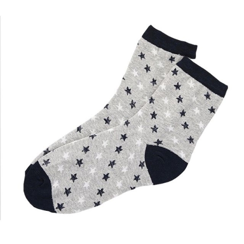 남자 별모양 패션양말 회색5족