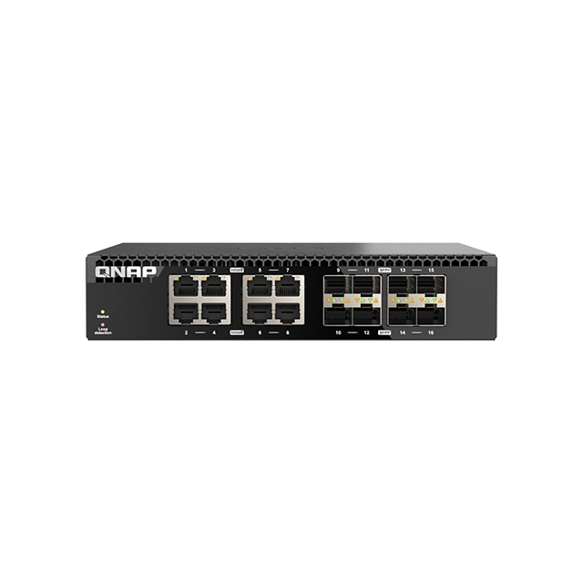 QNAP QSW-3216R-8S8T 스위치허브이미지입니다. 누르면 해당 게시물로 새창이동합니다.
