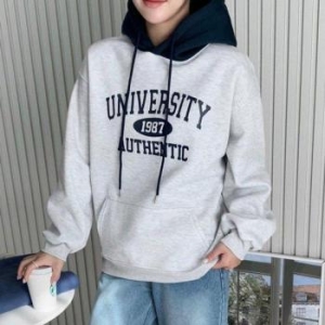어센틱 뉴기고급모 추천 레터링 여성 꾸안꾸 배색 라인 후 S32189267_이미지