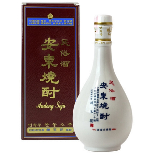 민속주안동소주 조옥화 안동 소주 400ml (1개)_이미지