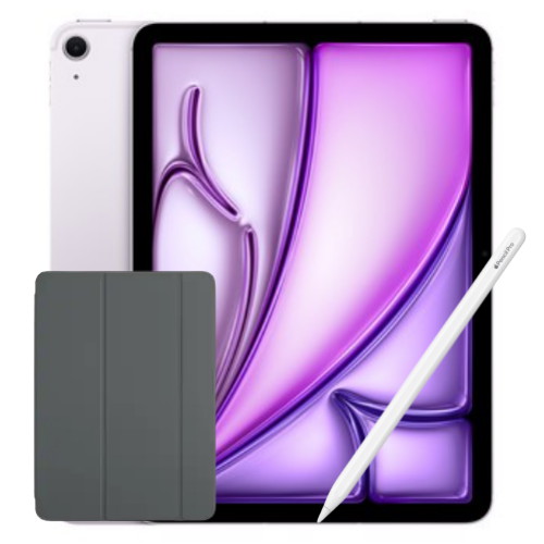 APPLE 2024 iPad Air 11 M2 Cellular+애플펜슬 프로,폴리오케이스 (256GB)_이미지