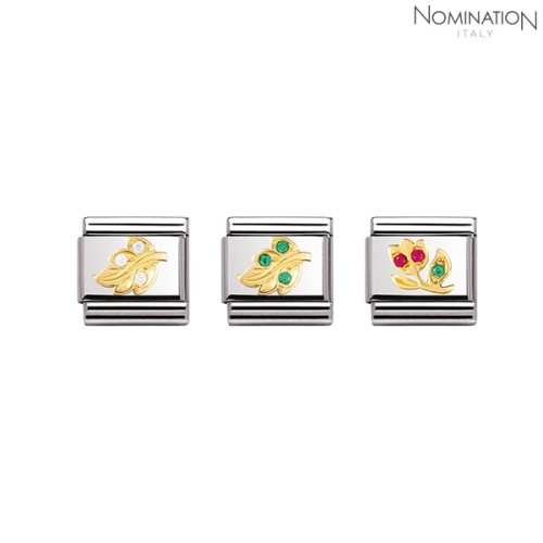 컴포저블 클래식 내추럴 자연 큐빅 18K 골드 링크 030319 여자팔찌 남자팔찌 커플팔찌 브랜드팔찌선물