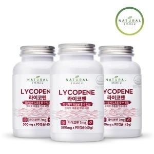 토마토 라이코펜 항산화 리코펜 500mg 90캡슐x3 9개월분