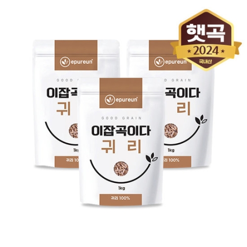  이잡곡이다 24년산 국산 강진 햇 귀리 [1kg,3봉]