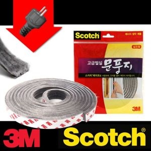 3M 고급털실 문풍지 넓은폭 완충 긁힘방지용 단열 문풍지 털실